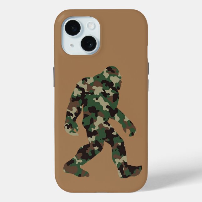 Bigfoot Sasquatch Camo Case-Mate iPhone Case (Back)