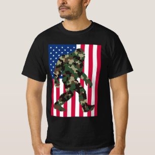 Bigfoot Sasquatch Camo     T-Shirt