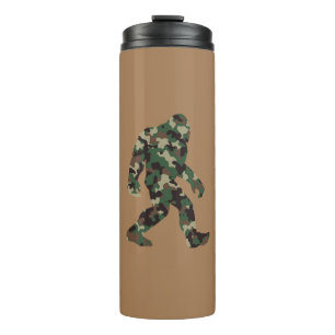 Bigfoot Sasquatch Camo    Thermal Tumbler