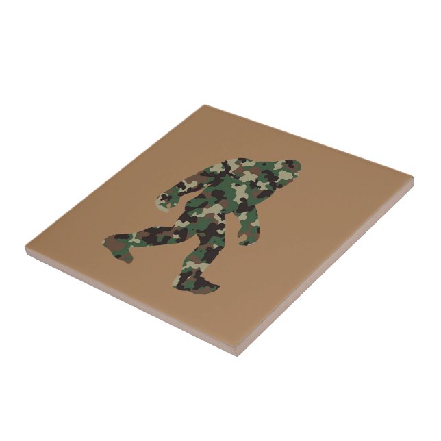 Bigfoot Sasquatch Camo  Tile (Side)