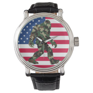 Bigfoot Sasquatch Camo Watch
