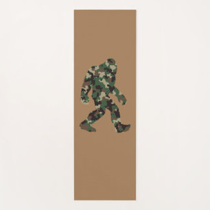 Bigfoot Sasquatch Camo Yoga Mat