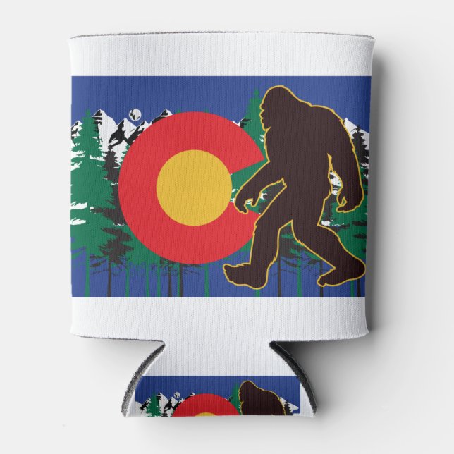 Bigfoot-Sasquatch Can Cooler (Front)