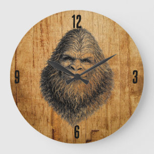 Bigfoot Sasquatch Clock
