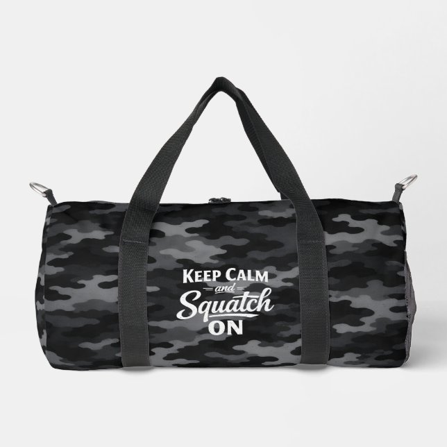 Bigfoot Sasquatch Duffle Bag (Front)