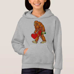 Bigfoot Sasquatch Funny Valentines Jour Amour