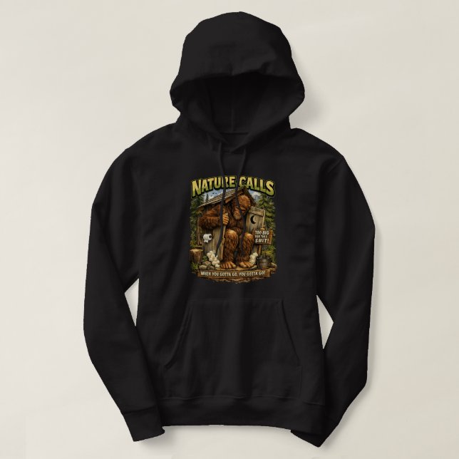 Bigfoot Sasquatch Hoodie (Design Front)