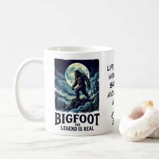 Bigfoot Sasquatch In The Woods Coffee Mug