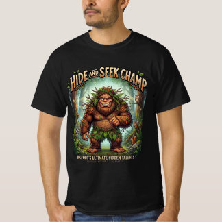 Bigfoot Sasquatch In The Woods T-Shirt