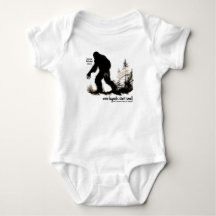 Bigfoot Sasquatch Inspirational Quote Bodysuit