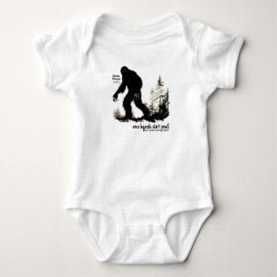 Bigfoot Sasquatch Inspirational Quote Bodysuit
