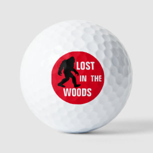 BIGFOOT / Sasquatch : LOST IN THE WOODS Golf Balls