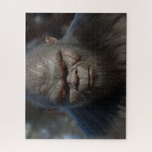 BIGFOOT SASQUATCH PORTRAIT CLOSE UPPuzzle Jigsaw Puzzle