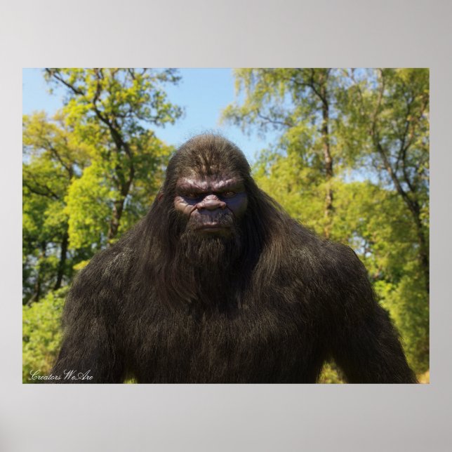 BIGFOOT SASQUATCH PORTRAIT  POSTER (Front)