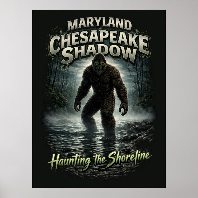 Bigfoot Sasquatch Poster (Front)