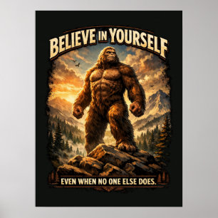 Bigfoot Sasquatch Poster