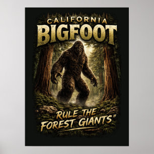Bigfoot Sasquatch Poster