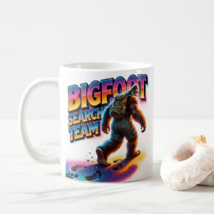 Bigfoot Sasquatch Search Team Breakfast Coffee Mug