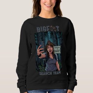 Bigfoot Sasquatch Selfie Sweatshirt