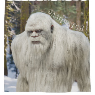 bigfoot,sasquatch,squatching,booger Shower Curtain
