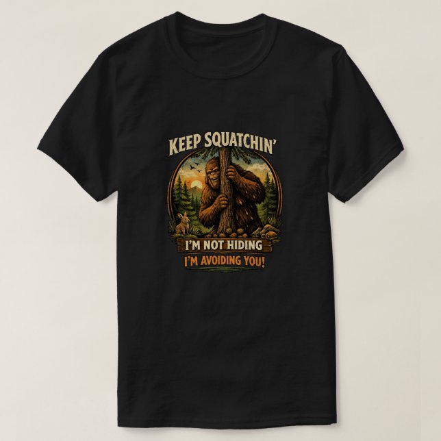 Bigfoot Sasquatch T-Shirt (Design Front)