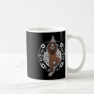 Bigfoot Sasquatch Yeti Yoga Meditation Funny Gift  Coffee Mug