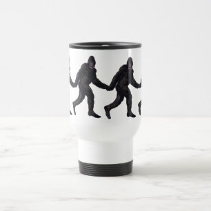 Bigfoot Sasquatch Yetti Travel Mug