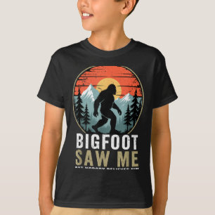Bigfoot Saw Me But Nobody Believes Him Humor Funny T-Shirt