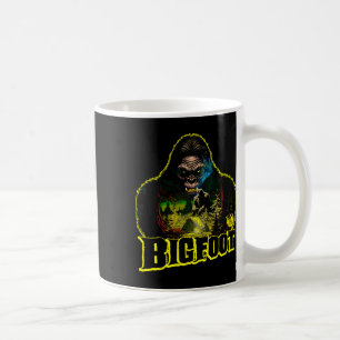 Bigfoot Scary Camping Forest Woods Sasquatch Tent  Coffee Mug