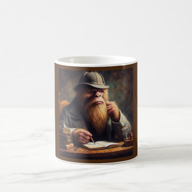 Bigfoot Sherlock Holmes Coffee Mug (Center)