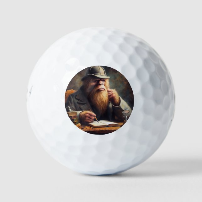 Bigfoot Sherlock Holmes Golf Balls (Front)