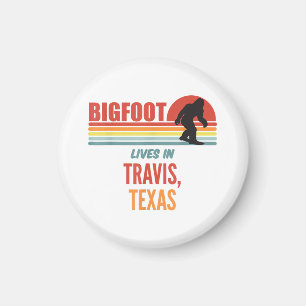 Bigfoot Sighting In Travis Texas Magnet