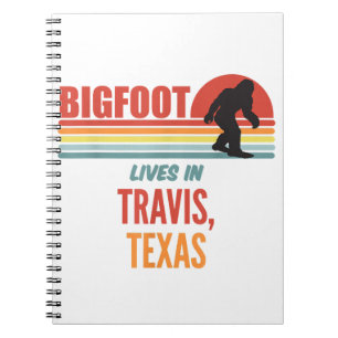 Bigfoot Sighting In Travis Texas Notebook