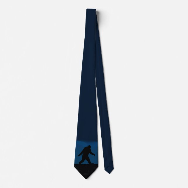 Bigfoot Silhouette Tie (Front)
