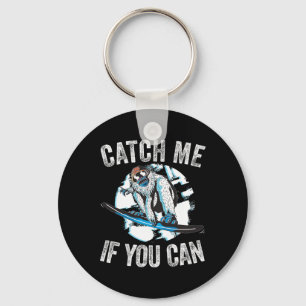 Bigfoot Snowboard Shirt Funny Yeti Snowboarding Sa Keychain
