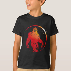 Bigfoot Solar Eclipse Funny Sasquatch Total Eclips T-Shirt
