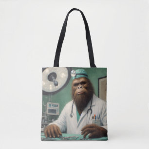 Bigfoot Surgeon Tote Bag