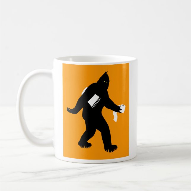Bigfoot Surprised Coffee Mug (Left)