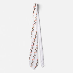 Bigfoot T-Rex Drawing Tie
