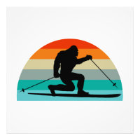 Bigfoot Telemark Skiing Rainbow