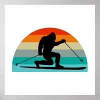 Bigfoot Telemark Skiing Rainbow
