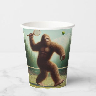 Bigfoot Tennis Paper Cups