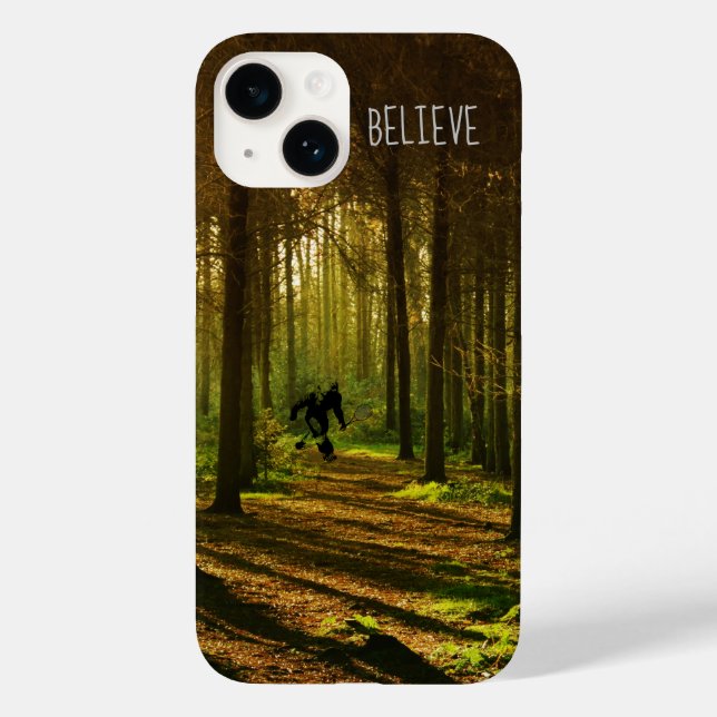 Bigfoot Tennis Player in the Forest Case-Mate iPhone Case (Back)