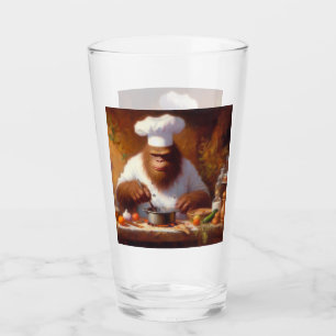Bigfoot the Chef Glass