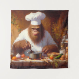 Bigfoot the Chef Tapestry