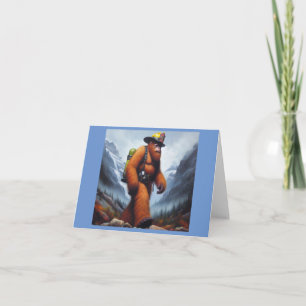Bigfoot the Hot Shot Fireman Card
