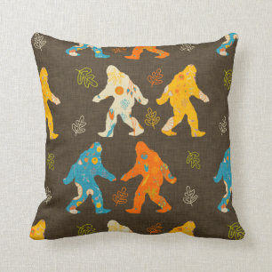 Bigfoot Throw Pillow