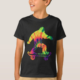 Bigfoot Tie Dye Hippie Skateboarders Sasquatch Ska T-Shirt