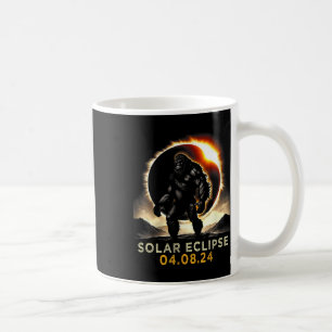 Bigfoot Total Solar Eclipse 4.08.2024 Apparel  Coffee Mug
