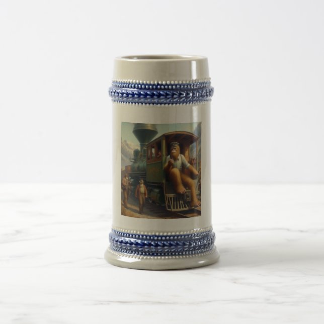 Bigfoot Train Engineer Beer Stein (Center)